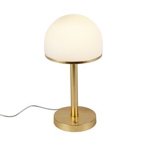Vintage stolná lampa zlatá vrátane LED a dotykovej - Bauhaus