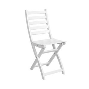 LODGE Skladacie stoličky biela, 2 kusy