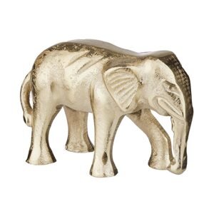 GOLDEN NATURE Dekoračný slon 12 cm