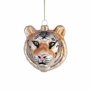 HANG ON Vianočná ozdoba hlava tigra 8 cm