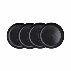 CASA NOVA Sada hlbokých tanierov 22,5 cm set 4 ks - čierna