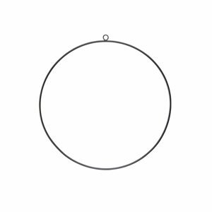 LUNA Dekoračný kruh 30 cm - čierna