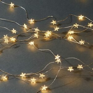 STAR LIGHTS LED Světelná reťaz drátené hviezdy s USB 100 svetiel