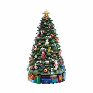X-MAS Hracia skrinka vianočný stromček 35 cm