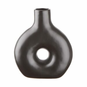 LOOP Váza 20 cm - čierna