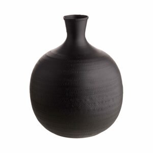 PAREA Váza kovová - čierna