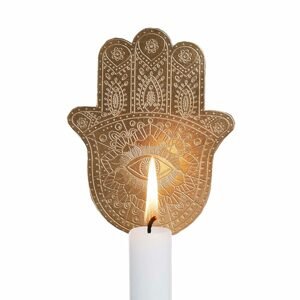 JEWELRY Dekorácia na sviečku ruka Fátimy