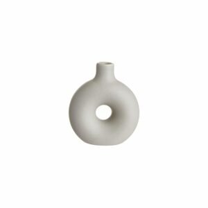 LOOPY Mini váza 8 cm - sv. šedá