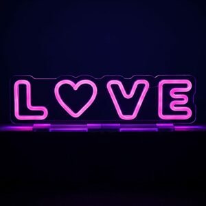 NEON VIBES LED Neónové svetlo s USB "Love"