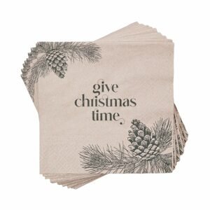 APRES Papierové servítky recyklované "Christmas"