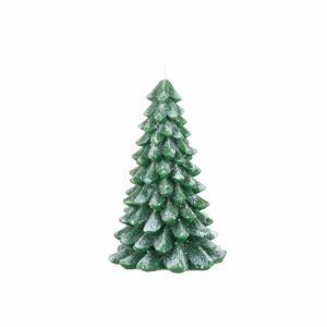 X-MAS Sviečk vianočný stromček 18 cm - zelená