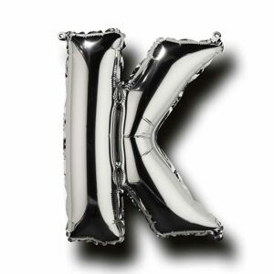 UPPER CLASS Fóliový balónik "K"