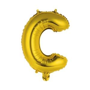 UPPER CLASS Fóliový balónik "C" - zlatá