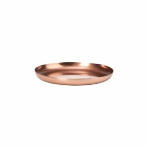 CARAT Podtácka kovová 12 cm - ružová zlatá