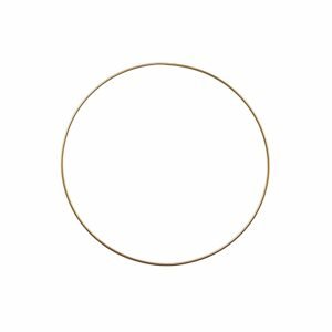 LUNA Dekoračný kruh 30 cm - zlatá