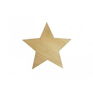 Drevená hviezda 7 x 7,5 cm