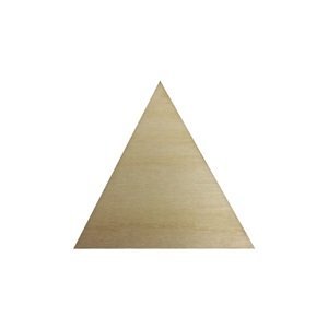 Drevený trojuholník 6 x 6,5 cm