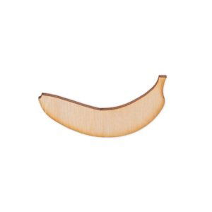 Drevený banán 6 x 3 cm