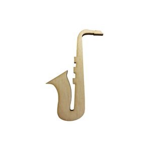 Drevený saxofón 7 x 4 cm