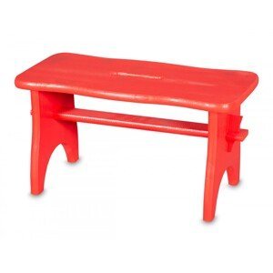 Drevená stolička - červená