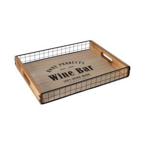 Drevený servírovací tác Wine Bar - veľký
