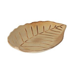 Tácka z lisovaného dreva - bukový list