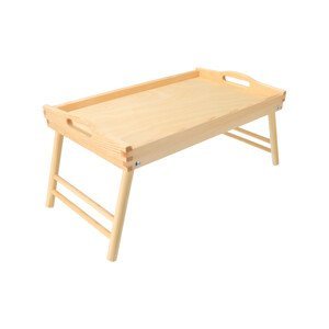 Drevený servírovací stolík do postele 50x30 cm