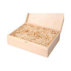 Darčeková drevená krabička s vlnou