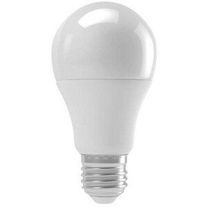 LED žiarovka Emos ZQ5130, E27, 8W, guľatá, číra, teplá biela