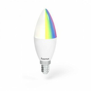 SMART LED žiarovka Hama, E14, 5,5 W, RGBW