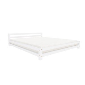 Benlemi Dvojlôžková posteľ MODERN Zvoľte farbu: Bílá, Rozmer: 160 x 200 cm