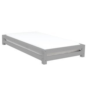 Benlemi Jednolôžková posteľ JAPA Zvoľte farbu: Tmavo sivá, Rozmer: 120 x 200 cm