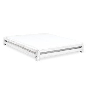 Benlemi Dvojlôžková posteľ JAPA Zvoľte farbu: Biela, Rozmer: 180 x 200 cm