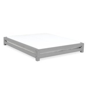 Benlemi Dvojlôžková posteľ JAPA Zvoľte farbu: Tmavo sivá, Rozmer: 180 x 200 cm
