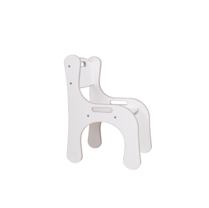 Detská ergonomická stolička z dreva GOOD WOOD Zvoľte farbu: Biela