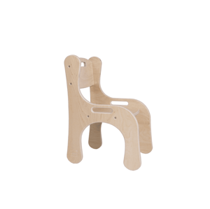 Detská ergonomická stolička z dreva GOOD WOOD Zvoľte farbu: Prírodné