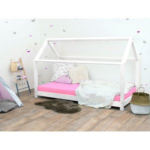 Benlemi Detská posteľ domček TERY bez bočnice Zvoľte farbu: Biela, Rozmer: 80x160 cm