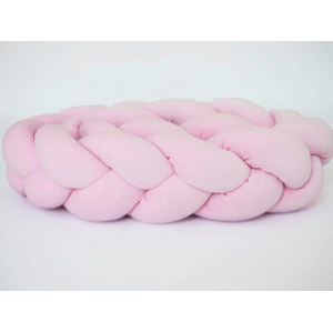 SenLove Zamatový mantinel pletený do vrkoča z 3 prameňov Zvoľte farbu: Ružová, Rozmer: 240 cm