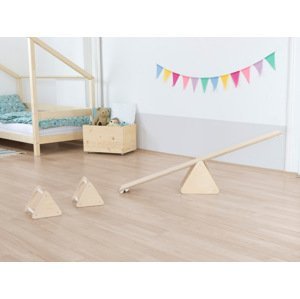 Benlemi Montessori balanční set pre deti TRIΔNGLES Zvoľte farbu: Biela