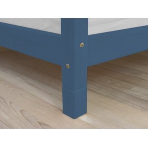 Benlemi Súprava prídavných nôh postele FOOTS Zvoľte farbu: Námornícka modrá, Varianta: Pre postele o šírke do 120 cm (4 ks), Rozmer: 10 cm