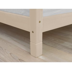 Benlemi Súprava prídavných nôh postele FOOTS Zvoľte farbu: Béžová, Varianta: Pre nočný stolík NANOC (2 ks), Rozmer: 10 cm