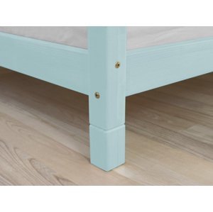 Benlemi Súprava prídavných nôh postele FOOTS Zvoľte farbu: Svetlo modrá, Varianta: Pre nočný stolík NANOC (2 ks), Rozmer: 10 cm