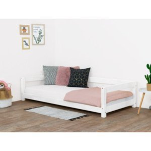 Benlemi Jednolôžková posteľ STUDY 90x200 cm + matrac METROPOLIS Zvoľte farbu: Biela