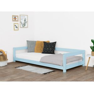 Benlemi Jednolôžková posteľ STUDY 90x200 cm + matrac METROPOLIS Zvoľte farbu: Svetlo modrá
