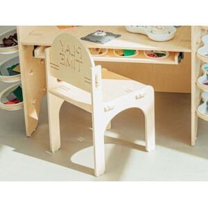 Myminihome Drevená stolička PLAY TIME do detskej izby Zvoľte farbu: Nelakovaná