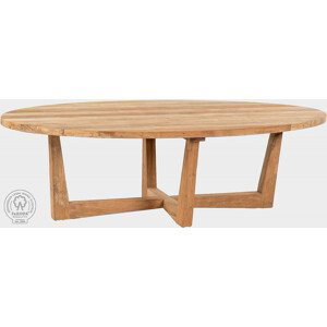 DEOKORK Záhradný masívny teakový stôl FLORES RECYCLE (rôzne dĺžky) 200x100 cm
