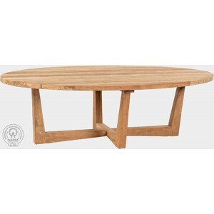 DEOKORK Záhradný masívny teakový stôl FLORES RECYCLE (rôzne dĺžky) 240x110 cm