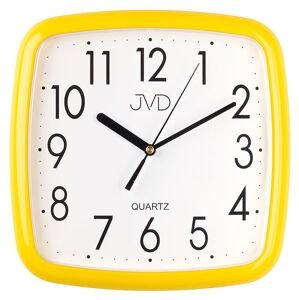 Nástenné hodiny quartz žlté Time 5.8 25cm