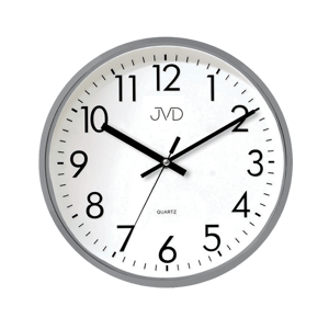 Nástenné hodiny JVD HA43.2, šedé, 33cm