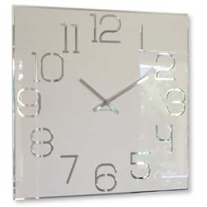 Nástenné hodiny Digit Flex z120-2-0-x, 50 cm, biele